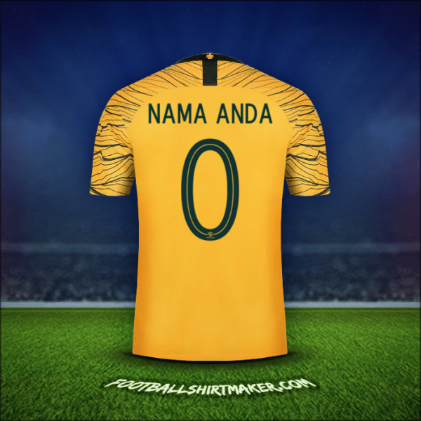 Jersey Australia 2018 -  nama anda - 0