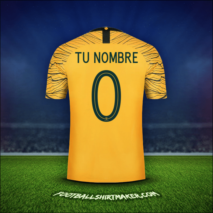 Camiseta Australia 2018 -  tu nombre - 0