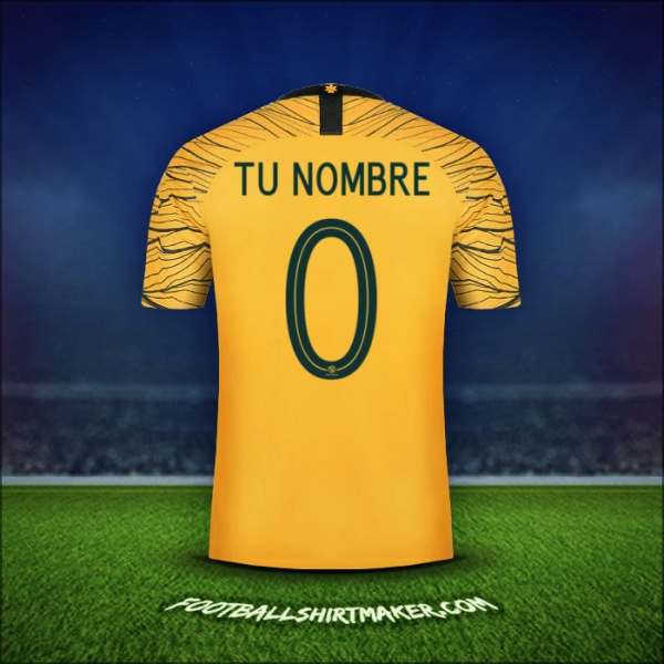 Camiseta Australia 2018 -  tu nombre - 0