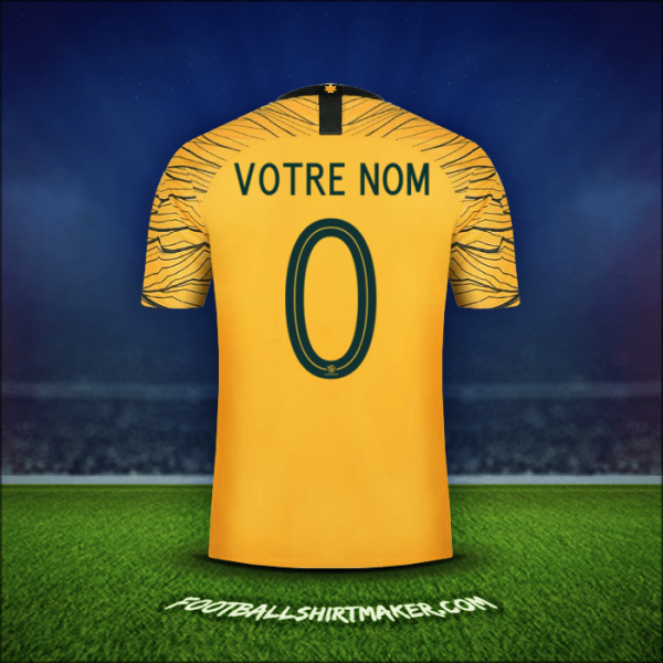 Maillot Australie 2018 -  votre nom - 0