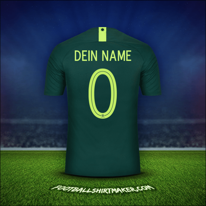 Trikot Australien 2018 Auswärts -  dein name - 0