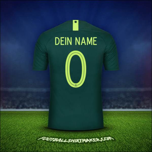 Trikot Australien 2018 Auswärts -  dein name - 0