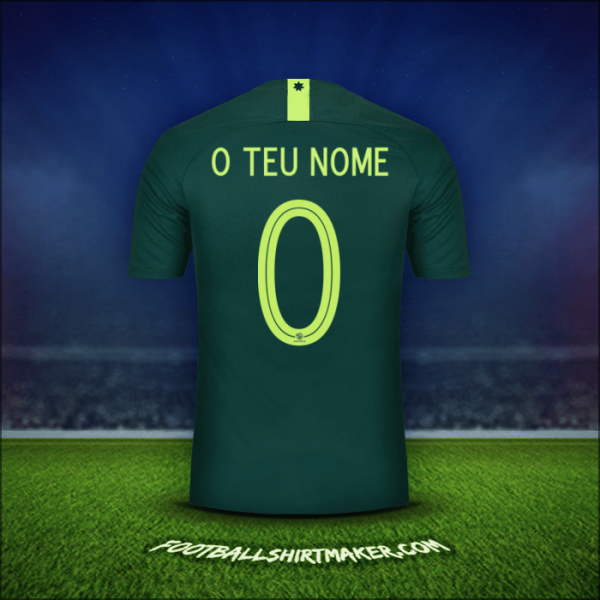 Camisola Austrália 2018 Alternativa -  o teu nome - 0