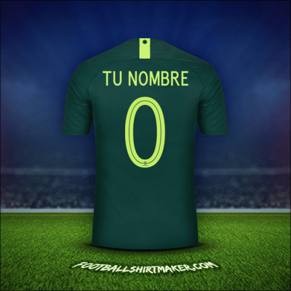 Jersey Australia 2018 Visita -  tu nombre - 0
