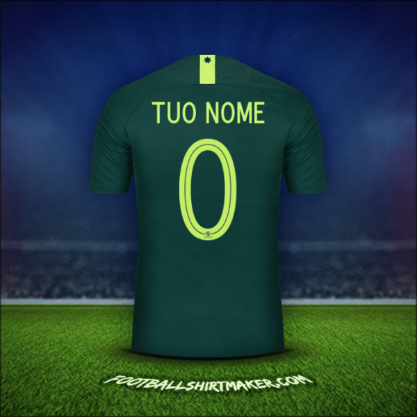 Maglia Australia 2018 Seconda -  tuo nome - 0