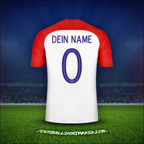 Trikot Kroatien 2018 -  dein name - 0