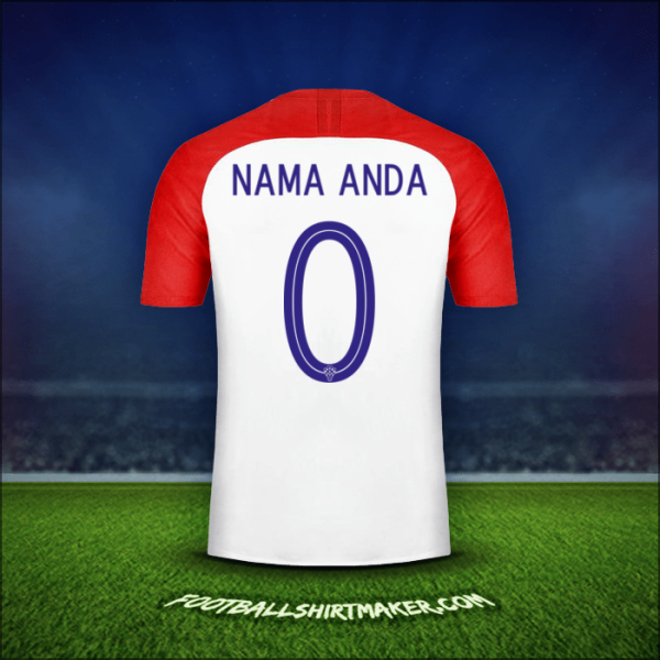Jersey Kroasia 2018 -  nama anda - 0
