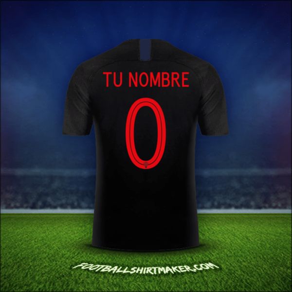 Camiseta Croacia 2018 Visita -  tu nombre - 0