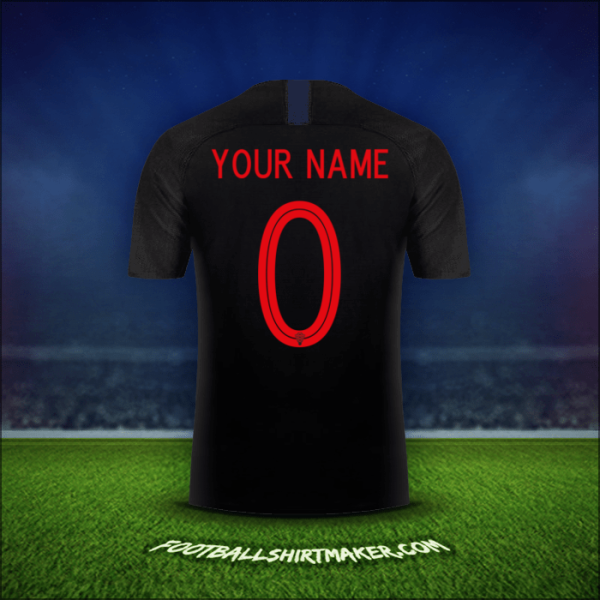 Shirt Croatia 2018 Away -  your name - 0