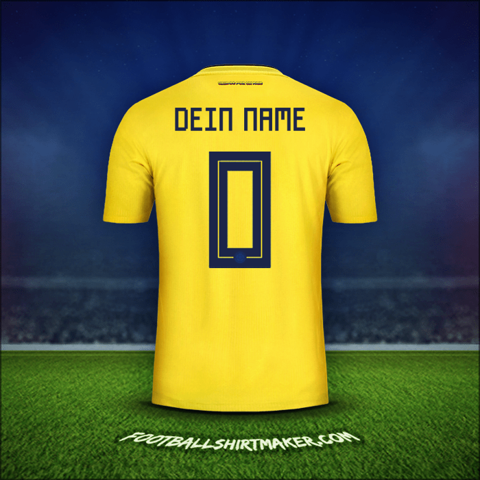 Trikot Kolumbien 2018 -  dein name - 0