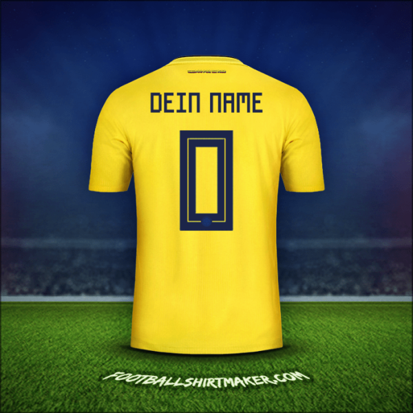 Trikot Kolumbien 2018 -  dein name - 0