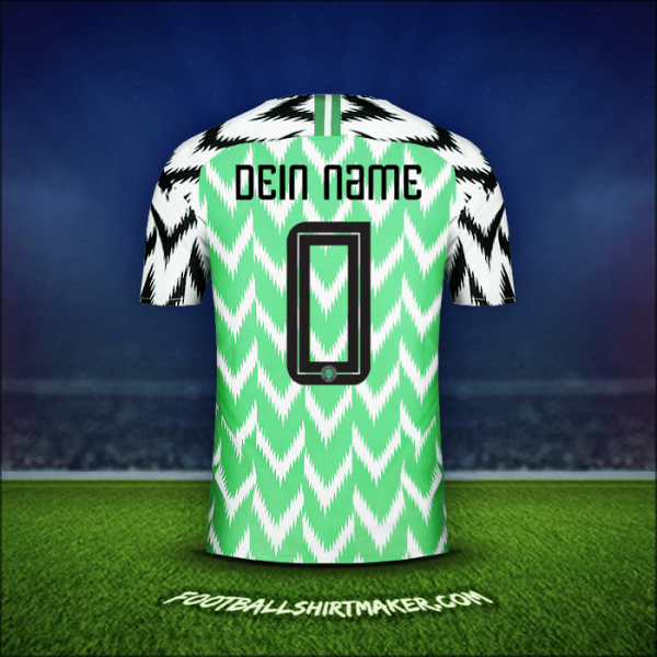 Trikot Nigeria 2018 -  dein name - 0