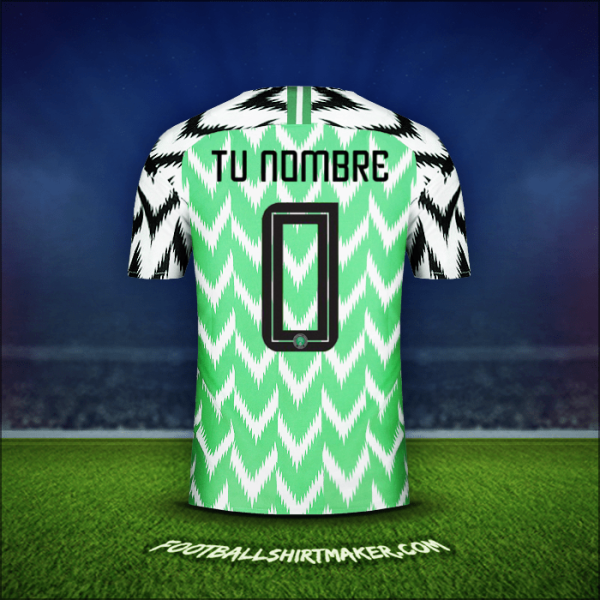 Camiseta Nigeria 2018 -  tu nombre - 0