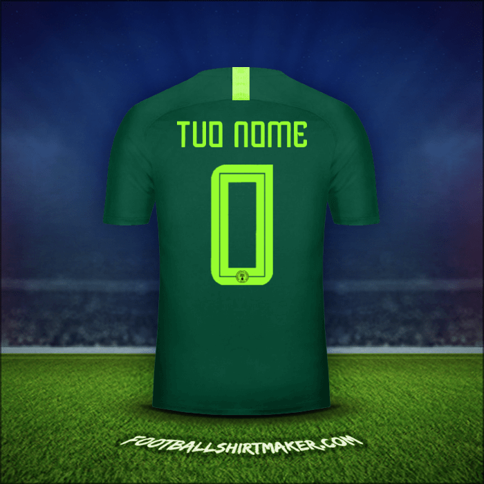Maglia Nigeria 2018 Seconda -  tuo nome - 0