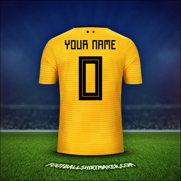 Shirt Belgium 2018 Away -  your name - 0