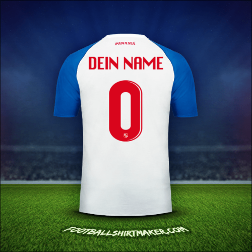 Trikot Panama 2018 Auswärts -  dein name - 0