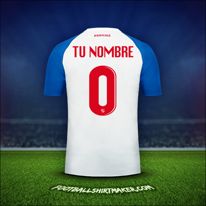 Camiseta Panama 2018 Visita -  tu nombre - 0