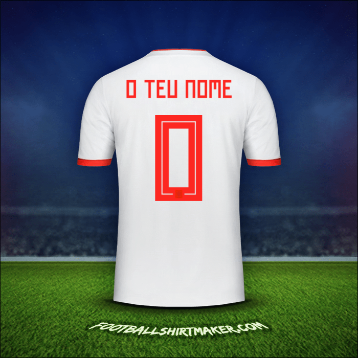 Camisola Espanha 2018 Alternativa -  o teu nome - 0