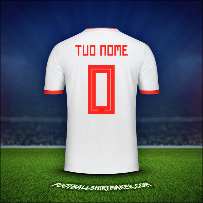 Maglia Spagna 2018 Seconda -  tuo nome - 0