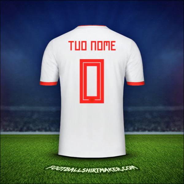 Maglia Spagna 2018 Seconda -  tuo nome - 0