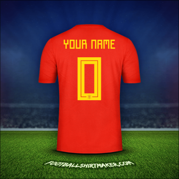 Jersey Spain 2018 -  your name - 0