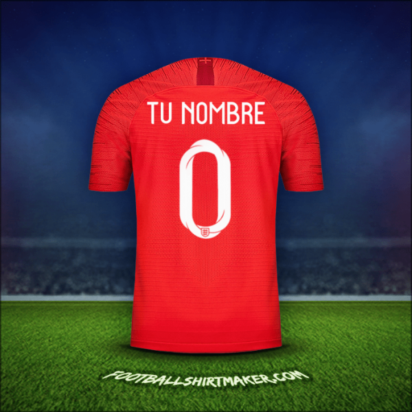 Jersey Inglaterra 2018 Visita -  tu nombre - 0
