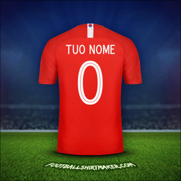 Maglia Corea del Sud 2018 -  tuo nome - 0