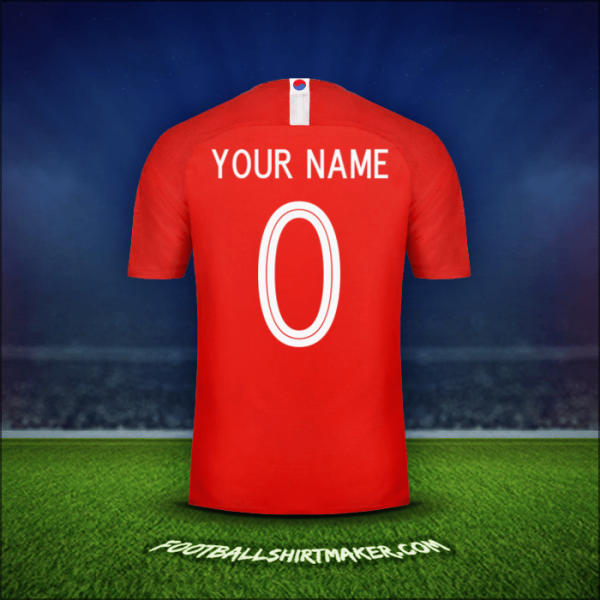 Shirt South Korea 2018 -  your name - 0
