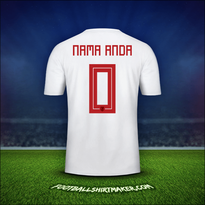 Jersey Jepang 2018 Alternatif -  nama anda - 0