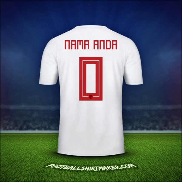 Jersey Jepang 2018 Alternatif -  nama anda - 0
