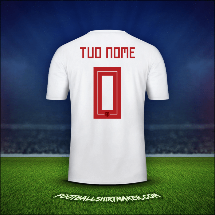 Maglia Giappone 2018 Seconda -  tuo nome - 0