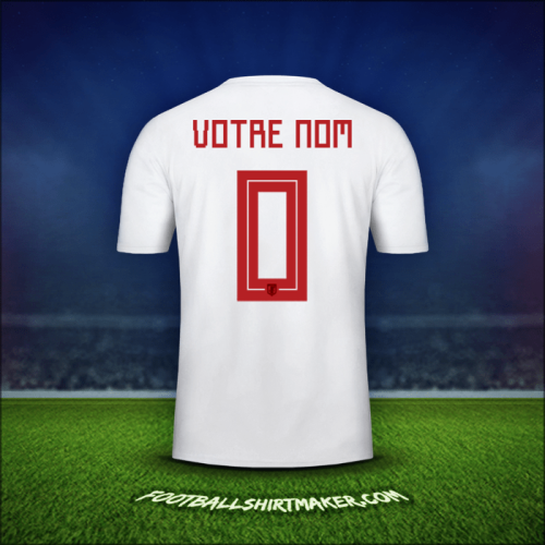 Maillot Japon 2018 Extérieur -  votre nom - 0