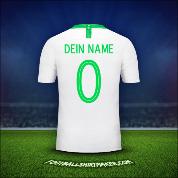 Trikot Saudi-Arabien 2018 -  dein name - 0