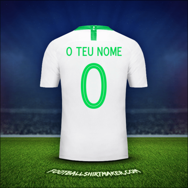 Camisola Arábia Saudita 2018 -  o teu nome - 0