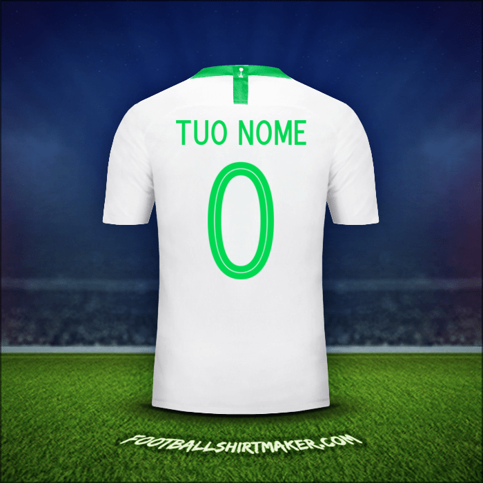 Maglia Arabia Saudita 2018 -  tuo nome - 0