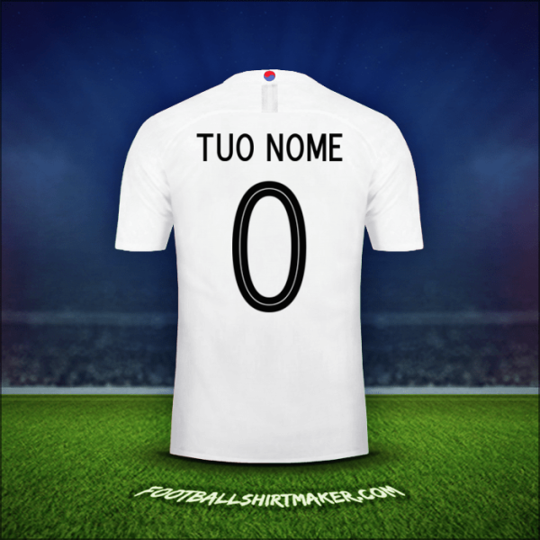 Maglia Corea del Sud 2018 Seconda -  tuo nome - 0