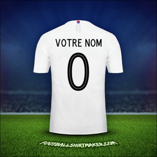 Maillot Corée du Sud 2018 Extérieur -  votre nom - 0