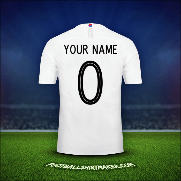Shirt South Korea 2018 Away -  your name - 0