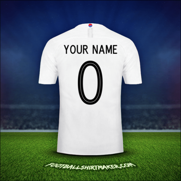 Shirt South Korea 2018 Away -  your name - 0