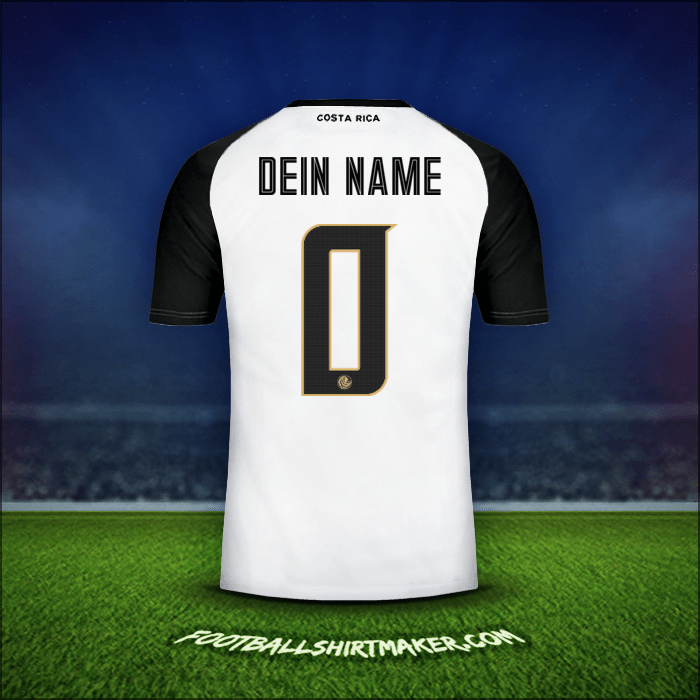 Trikot Costa Rica 2018 Auswärts -  dein name - 0