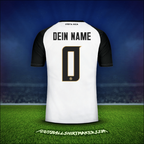 Trikot Costa Rica 2018 Auswärts -  dein name - 0