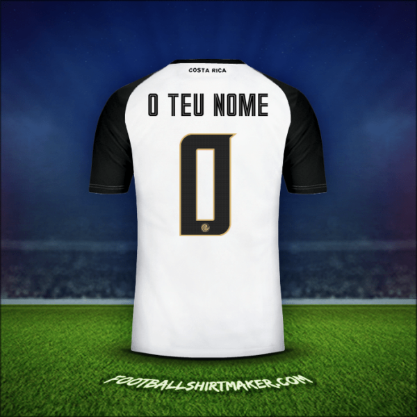 Camisola Costa Rica 2018 Alternativa -  o teu nome - 0