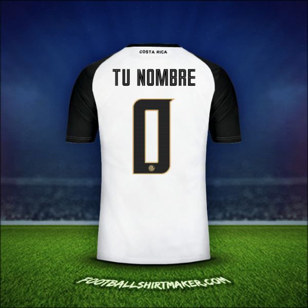 Jersey Costa Rica 2018 Visita -  tu nombre - 0