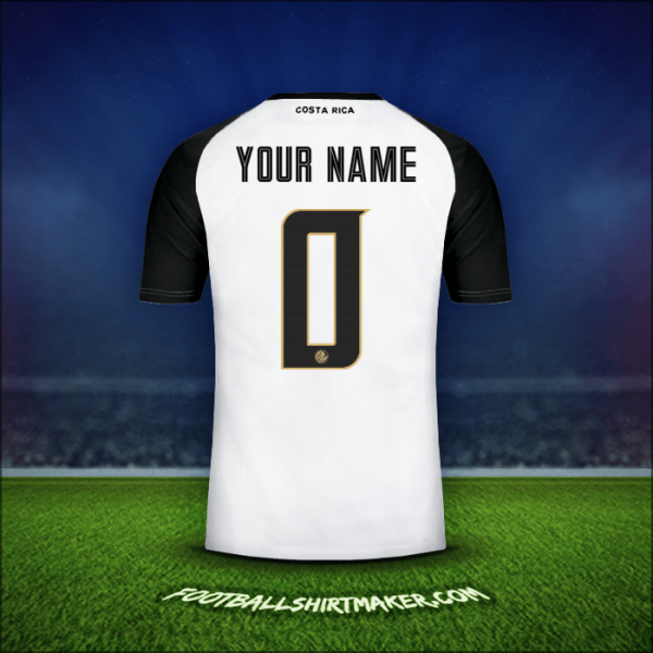 Shirt Costa Rica 2018 Away -  your name - 0