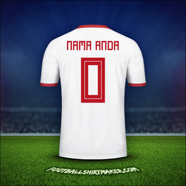 Jersey Iran 2018 -  nama anda - 0