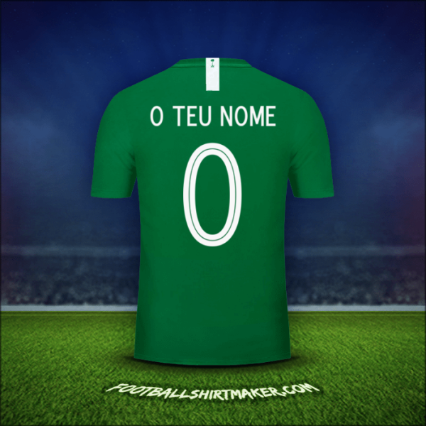 Camisola Arábia Saudita 2018 Alternativa -  o teu nome - 0
