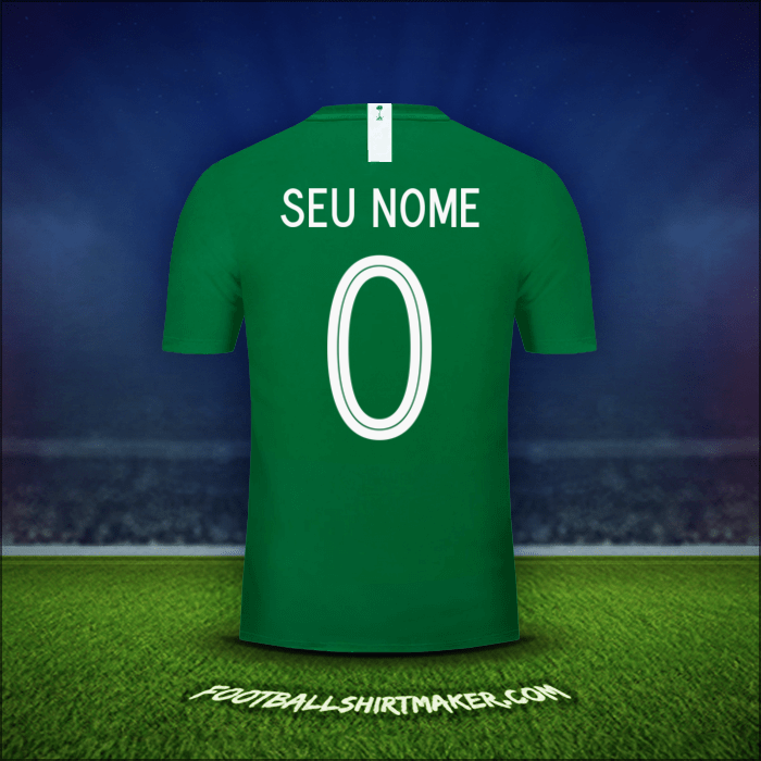 Camisa Arábia Saudita 2018 Alternativa -  seu nome - 0