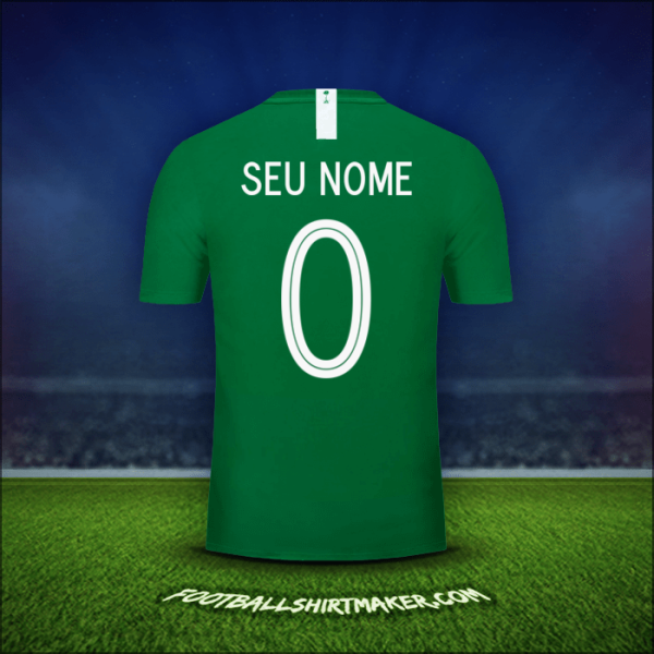Camisa Arábia Saudita 2018 Alternativa -  seu nome - 0