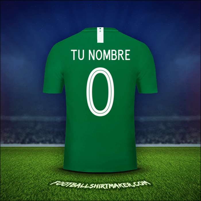 Camiseta Arabia Saudita 2018 Visita -  tu nombre - 0