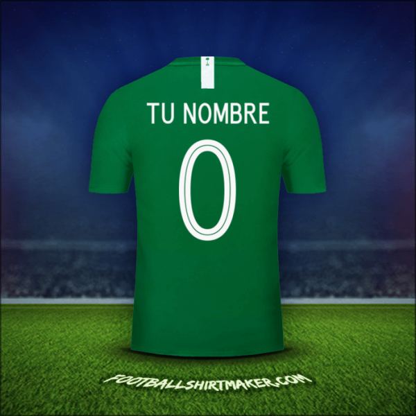Jersey Arabia Saudita 2018 Visita -  tu nombre - 0